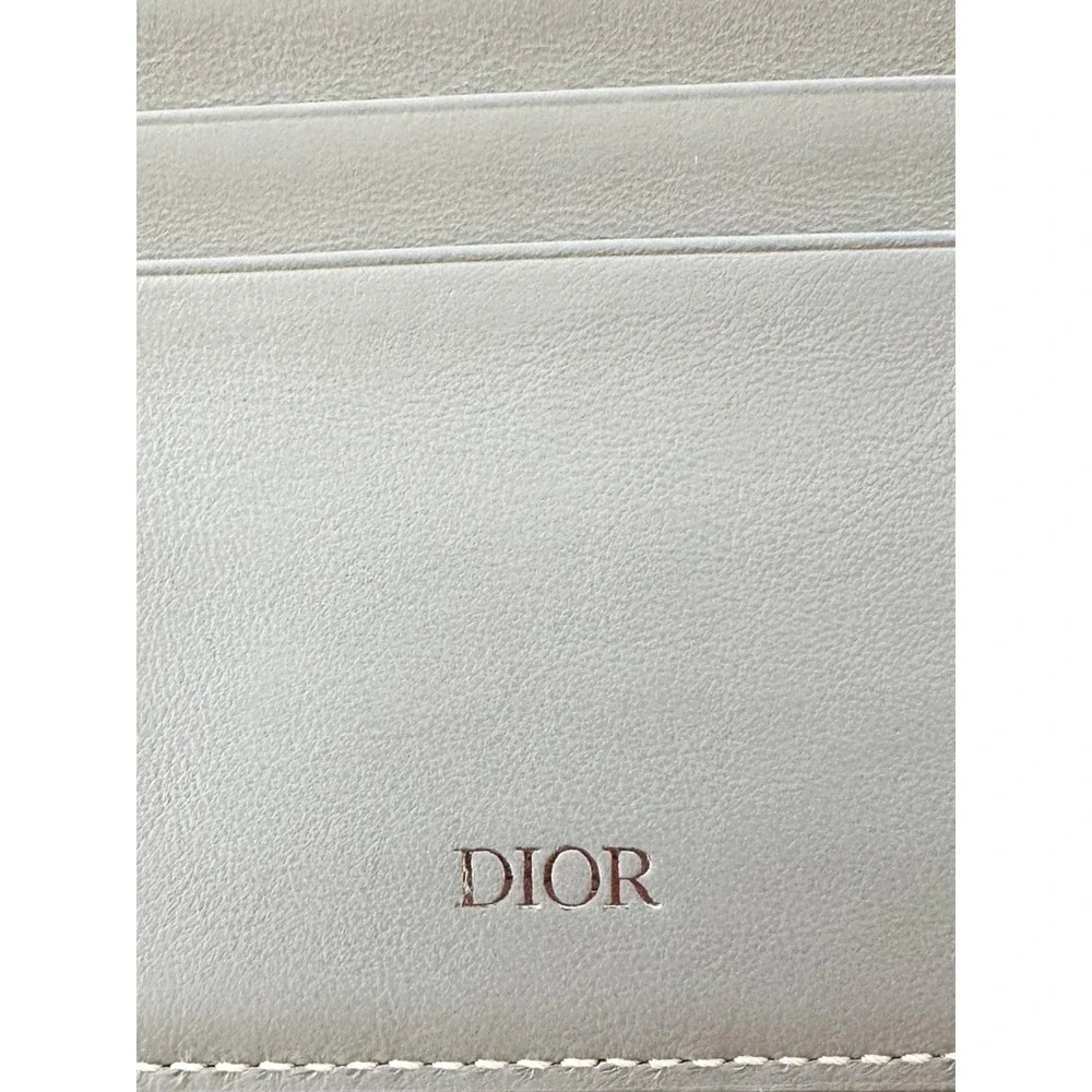 Dior Grey 1947 Calfskin Wallet - Picture 4 of 4